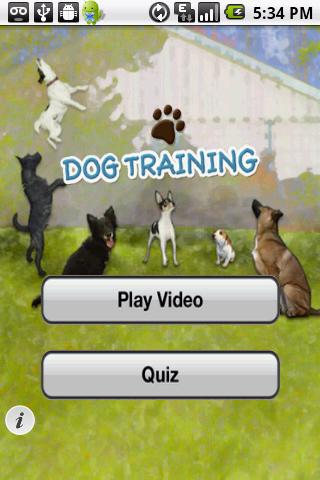 Dog Training Screen 2
