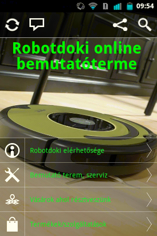 Robotdoki online bemutatóterme