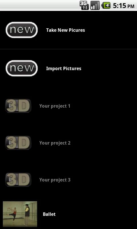 3D Camera Pro - screenshot