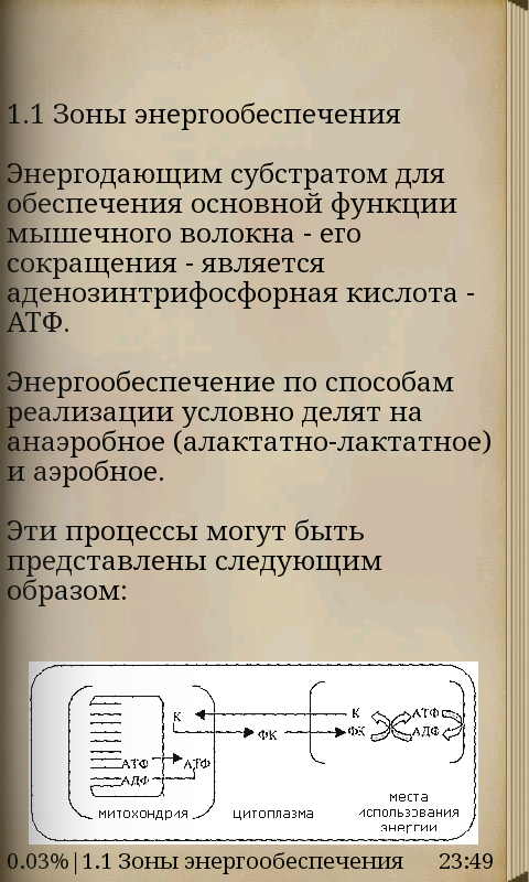 Android application Спортивная Фармакология screenshort