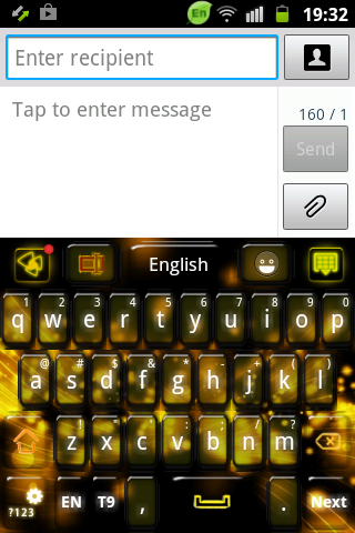 Black Yellow Keyboard