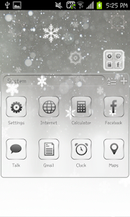 How to download Snowflake go launcher theme lastet apk for pc