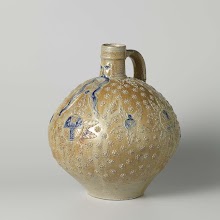 Bartmann (bearded-man) jug with the arms of the Duchy of Jülich-Cleve-Berg