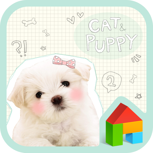 Cat Puppy dodol launcher theme LOGO-APP點子