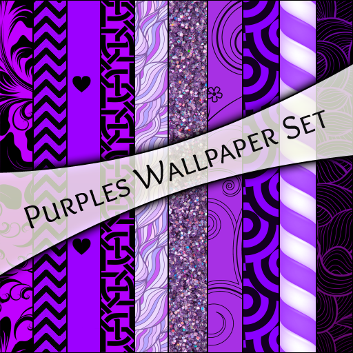 WALLPAPER SET - Purples LOGO-APP點子