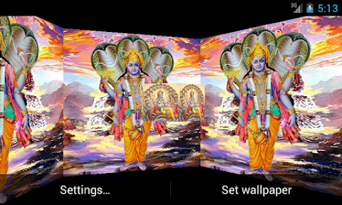 Lord Vishnu 3D Live Wallpaperのおすすめ画像1