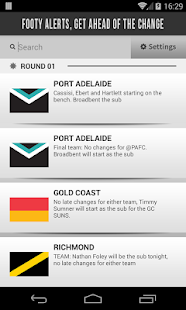 Free AFL - Footy Alerts APK for Android