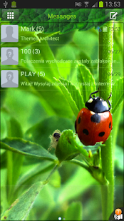 How to install Ladybird Theme for GO SMS Pro 3.0 unlimited apk for bluestacks