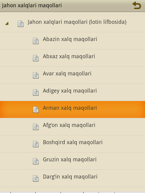 Jahon xalqlari maqollari Screen 3