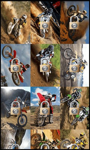 Motocross Puzzle Jupe