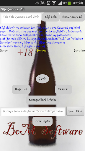 Şişe Çevirme Adult +18