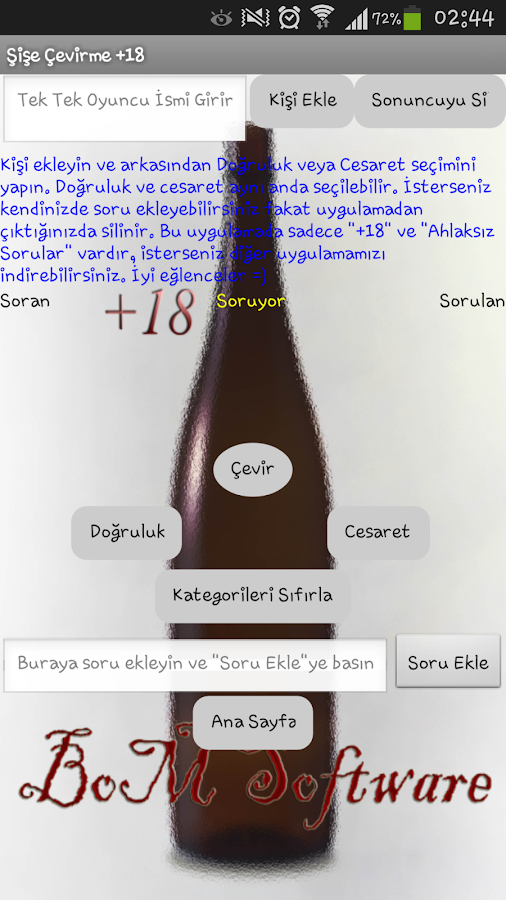 Şişe Çevirme Adult +18 - screenshot