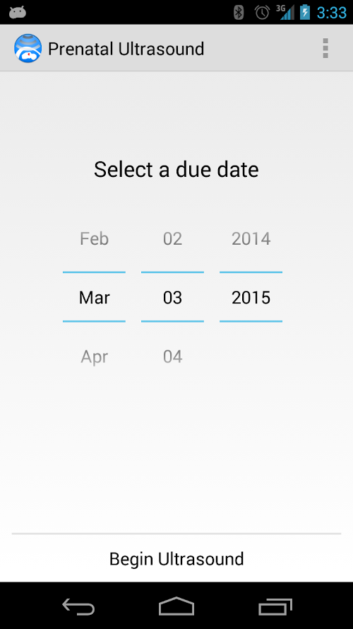 Android application Prenatal Ultrasound screenshort