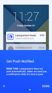 Latergramme - screenshot thumbnail