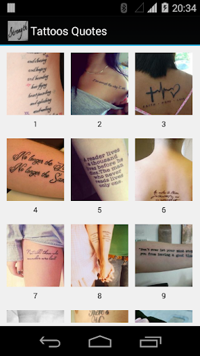Body Tattoos Quotes