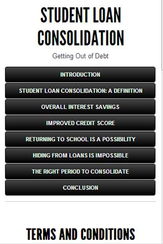 Student Loan Consolidation