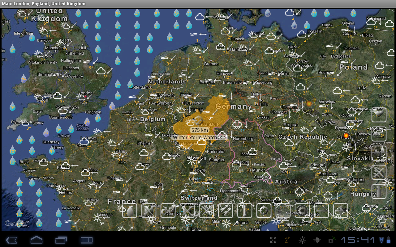   eWeather HD: Météo, Baromètre – Capture d'écran 