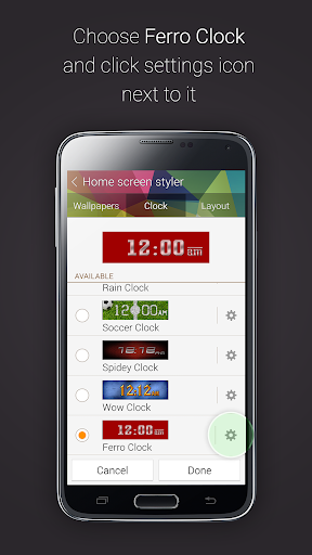 【免費工具App】Ferro Clock for Gear Fit-APP點子