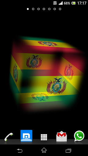 3D Bolivia Cube Flag LWP