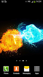 Fire and Ice Live Wallpaper poster 23