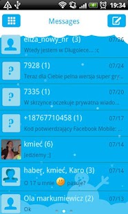 GO SMS Pro Snowman Theme Screenshots 1