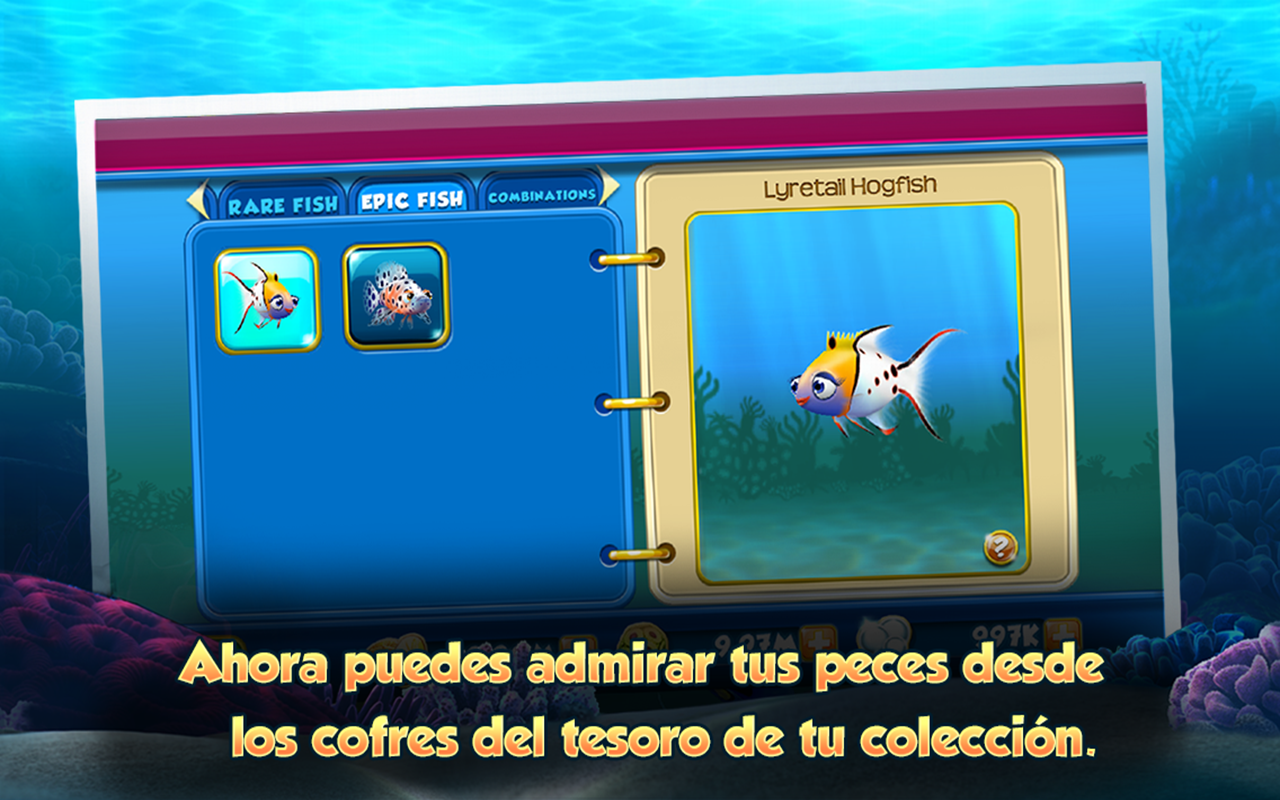Android application Nemos Reef screenshort