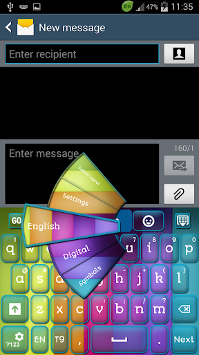 Themes Color Keyboard