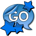 Go SMS Pro Theme Blue Stars logo