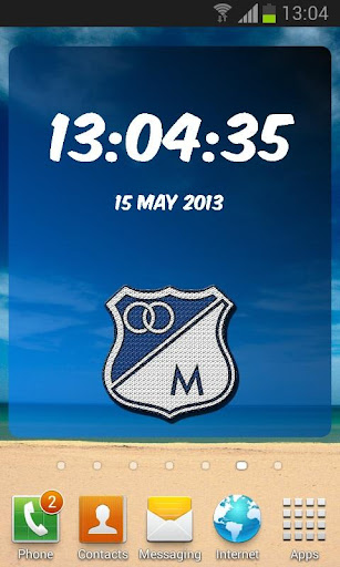 Millonarios Digital Clock