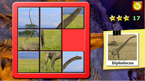 Download Kids Dinosaur Rex Slide Puzzle APK for Android