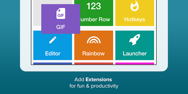 Fleksy + GIF Keyboard Screenshot