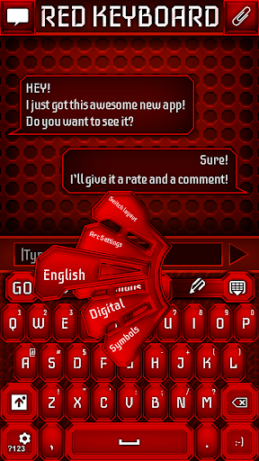 免費下載個人化APP|GO Keyboard Red app開箱文|APP開箱王