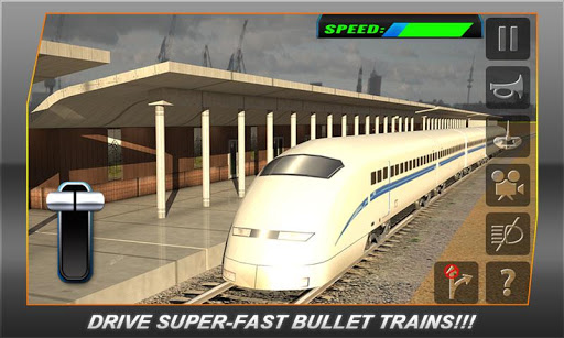 Bullet Train Subway Station 3D