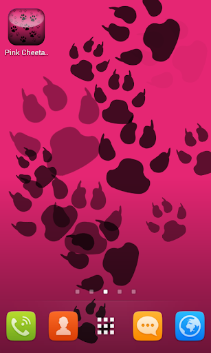 Pink Cheetah Live Wallpaper