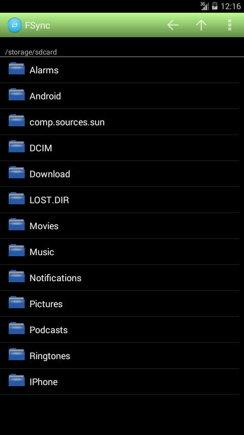 FSyncPro FTP Client Screen 1