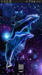 Lastest Starfield Dolphins Galaxy LWP APK