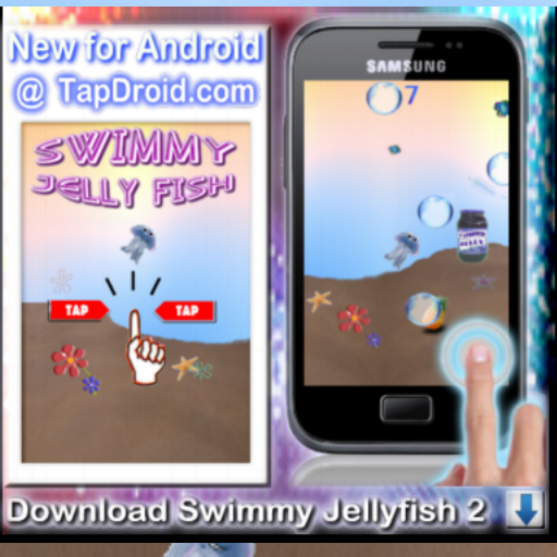 【免費休閒App】Swimmy Jellyfish 2 by TapDroid-APP點子