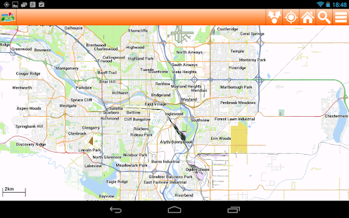 Calgary Offline mappa Map Screenshots 2
