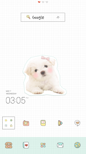 Cat Puppy dodol launcher theme