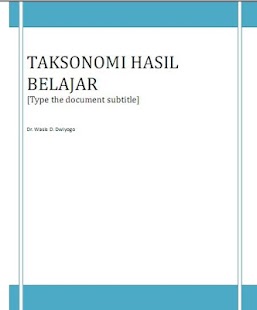 How to mod Wasis Taksonomi Hasil Belajar 1.0 apk for bluestacks