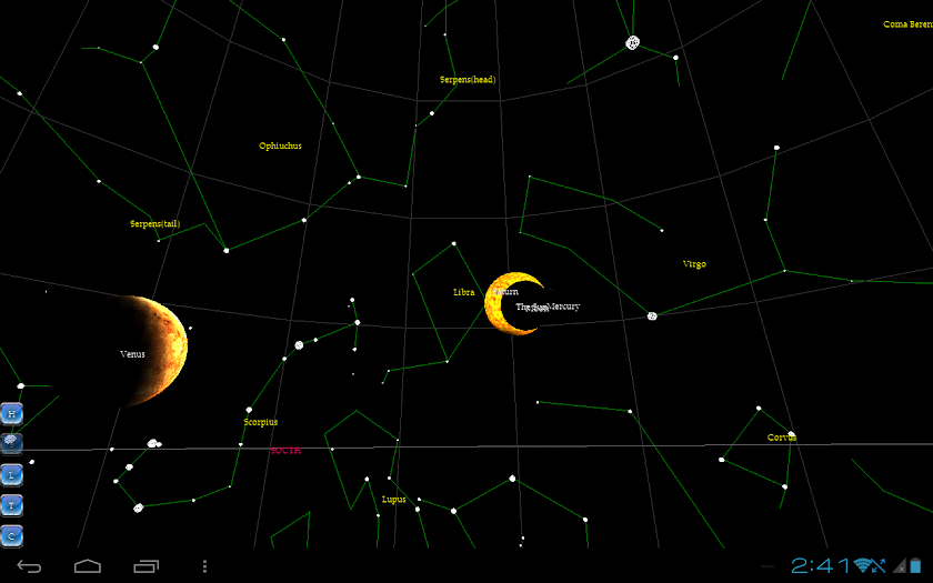 Star finder Screen 2