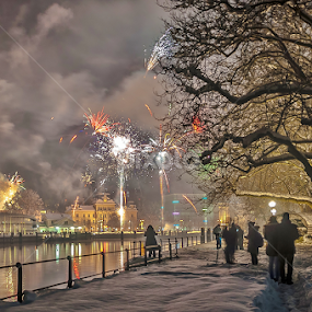 Happy new year! by Jesus Giraldo - City,  Street & Park City Parks