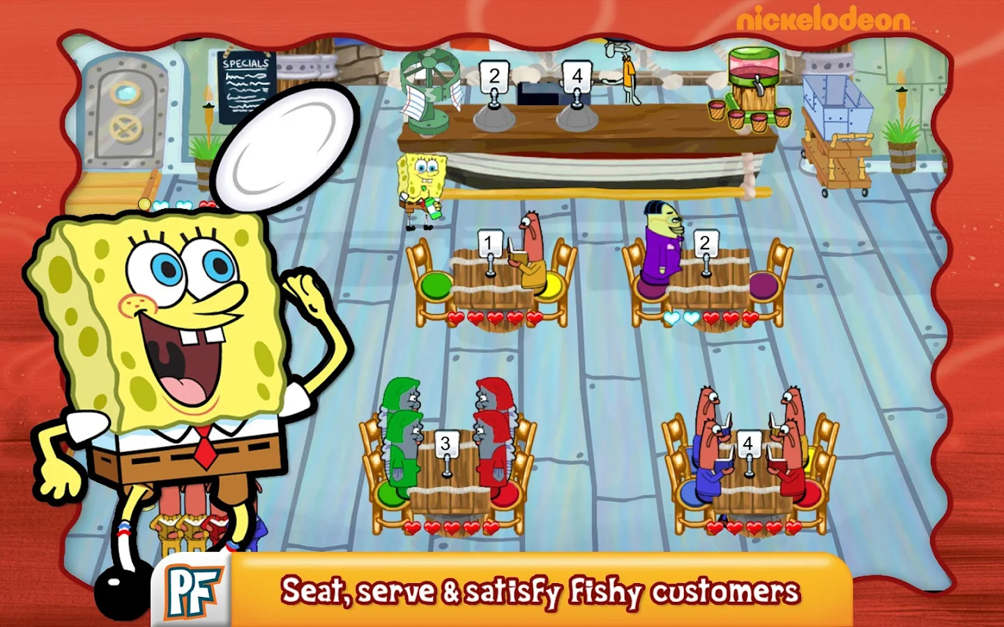 SpongeBob Diner Dash - screenshot