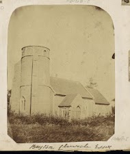 Exterieur van de All Saintskerk in Beyton