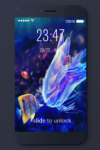 Jellyfish Live Wallpaper Lock