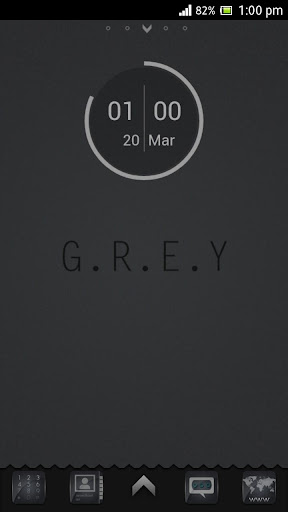 G.R.E.Y Go Launcher Ex Theme