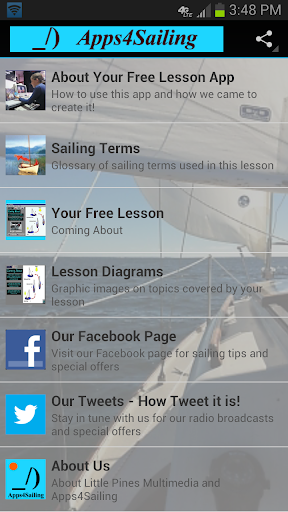 Free Sail Lesson Apps4Sailing