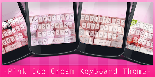 Pink Ice Cream Keyboard Theme