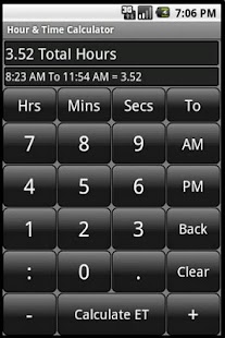 Hour Elapsed Time Calculator