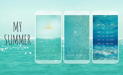 My Summer Buzz Launcher Theme